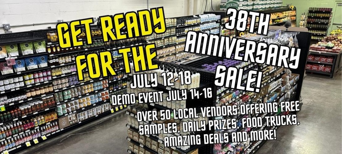 Get ready for the 38th anniversary sale!
